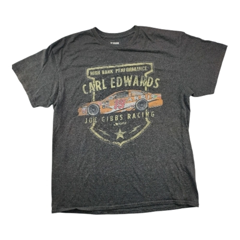 Carl Edwards 19 NASCAR T Shirt XXL Joe Gibbs Racing Graphic Tee